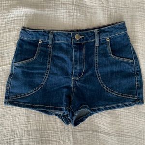 High Waist Denim Shorts Size 28